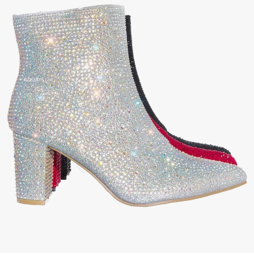 Sparkly boots, size 8- never worn